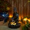Glitzhome® 20.5" Zen-Style LED 2-Tier Buddha Statue Outdoor Fountain